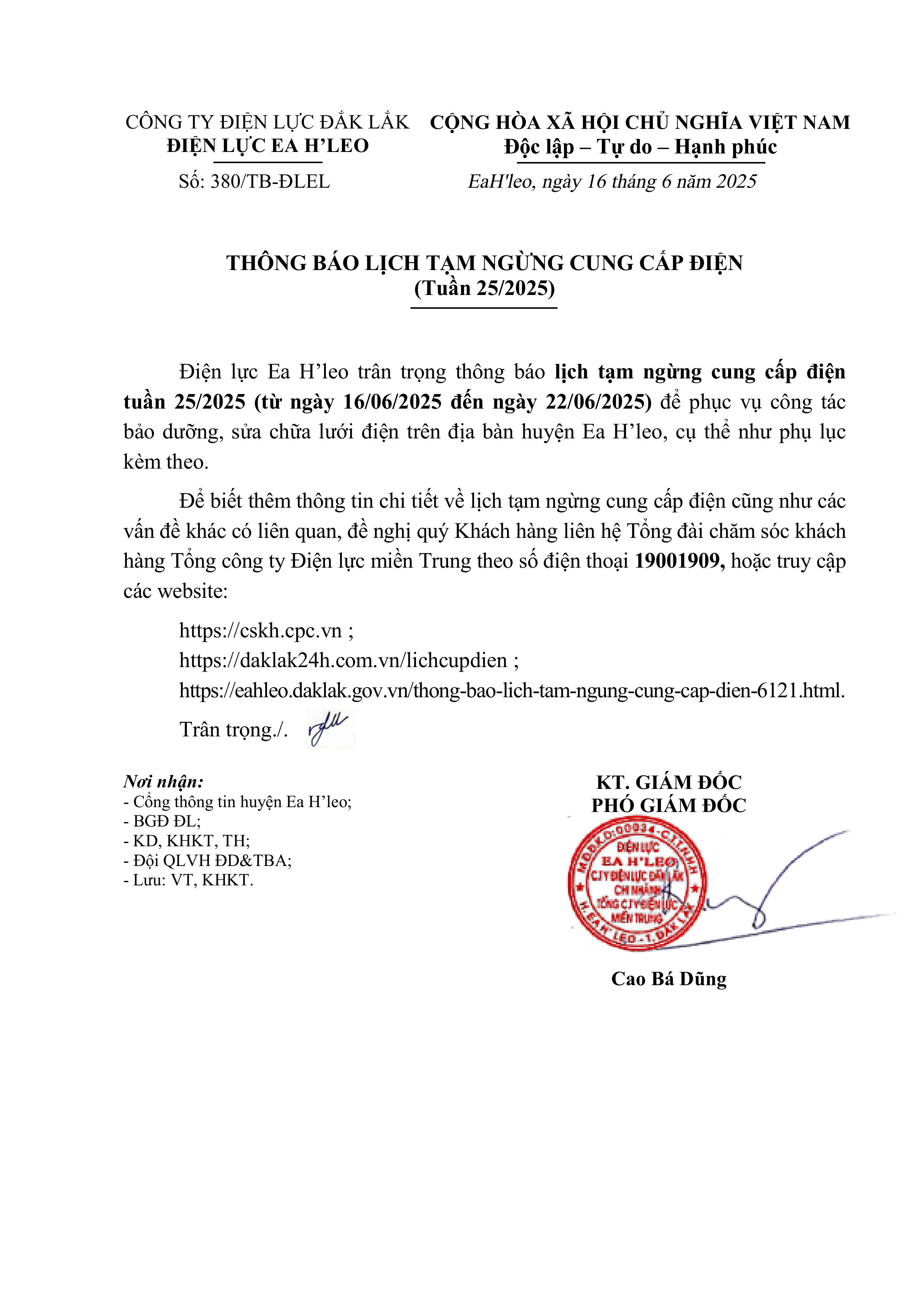 TB CUP DIEN  TUAN 25 NAM 2025-hình ảnh-0